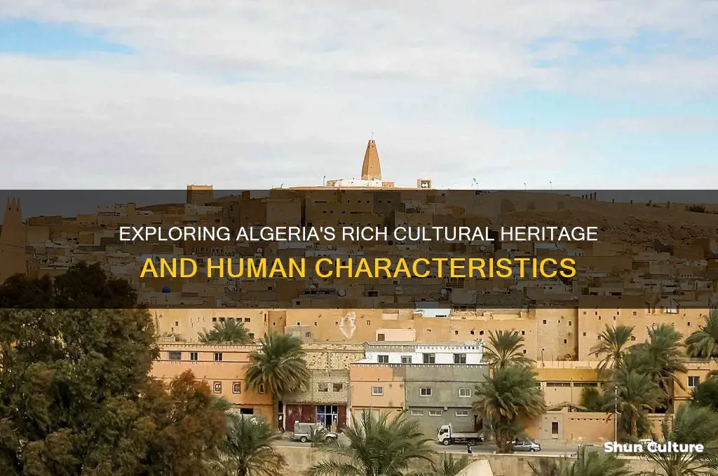 what are the human characteristics of algeria