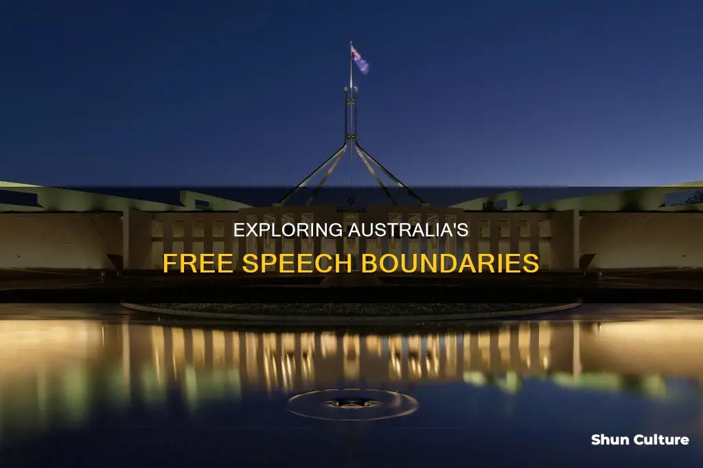 what are the limits to free speech in australia