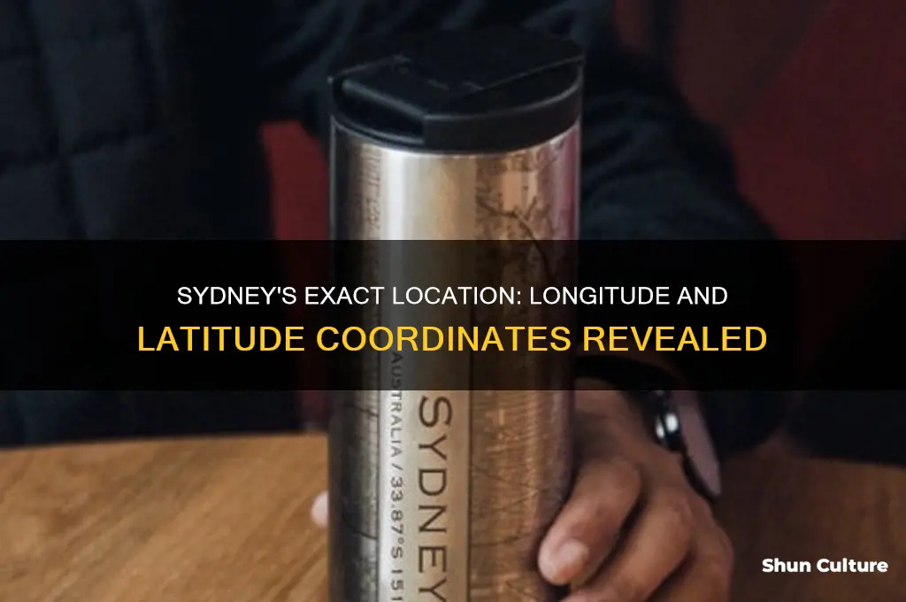 what are the longitude and lattidue of sydney australia