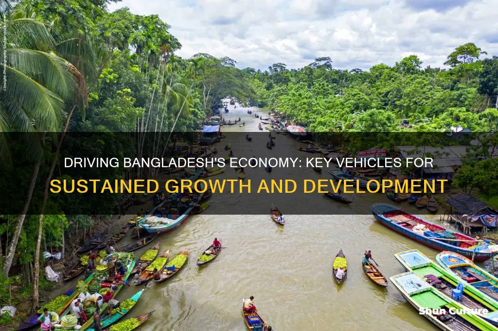 what are the main vehicles of economic growth in bangladesh