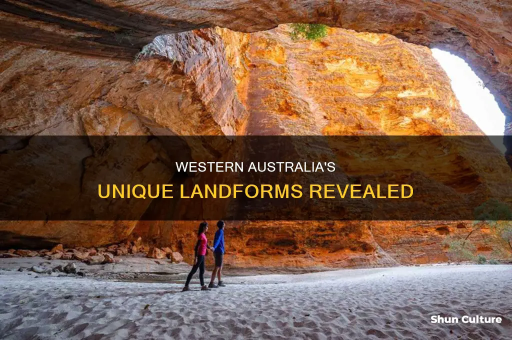 what are the major landforms in western australia