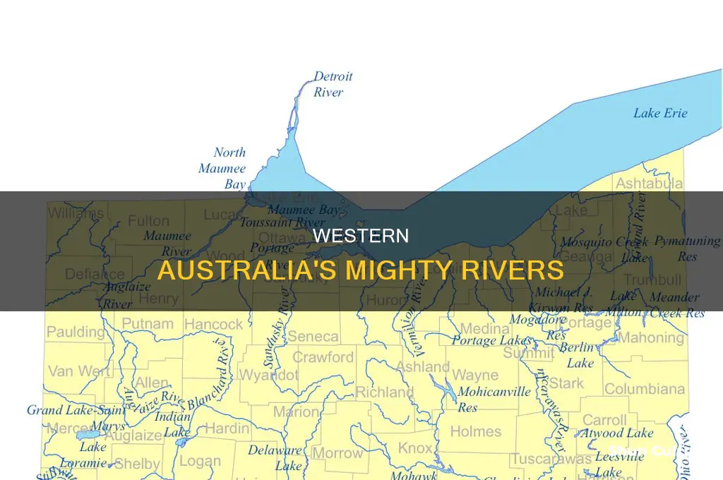what are the major rivers in western australia