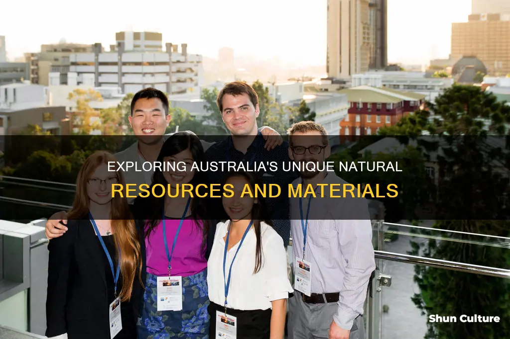 what are the materials found in australia