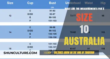 Standard Size 10: Australia's Measurements Explained