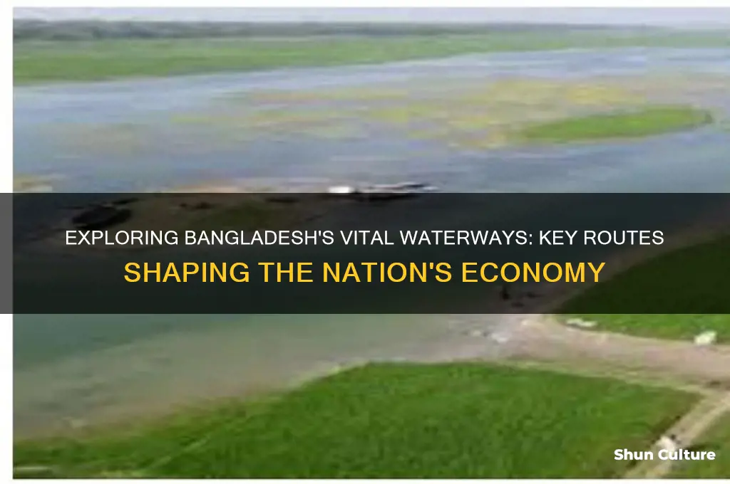 what are the most important waterways in bangladesh