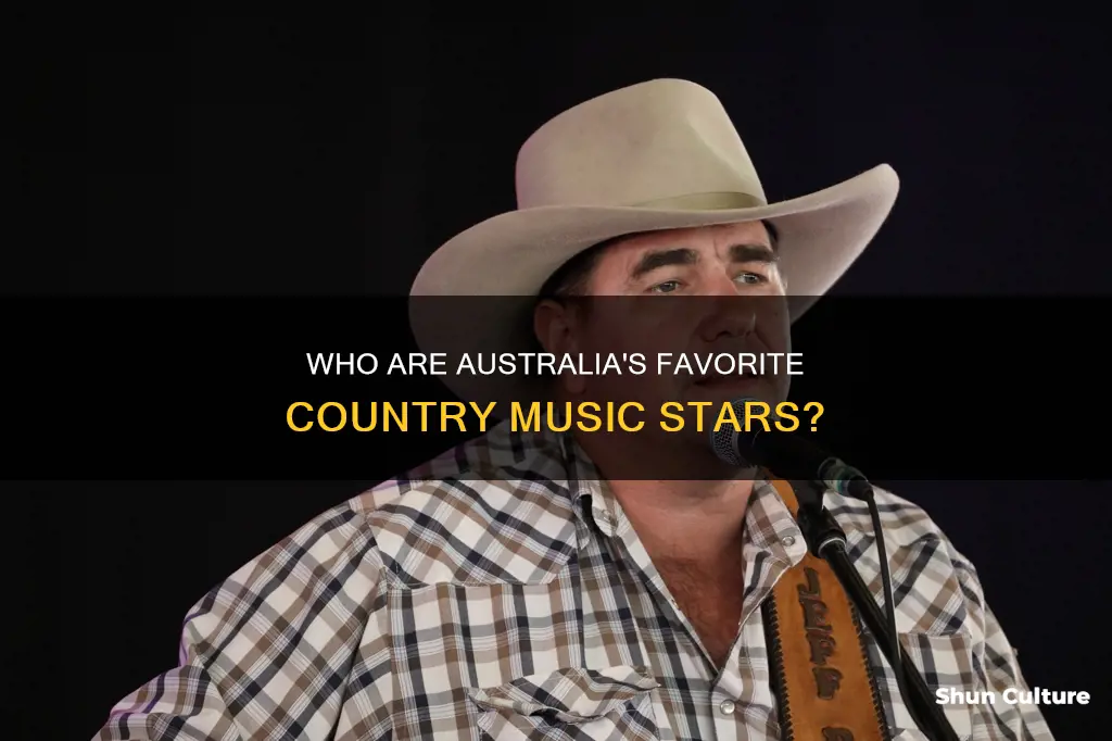 what are the most popular country singer in australia