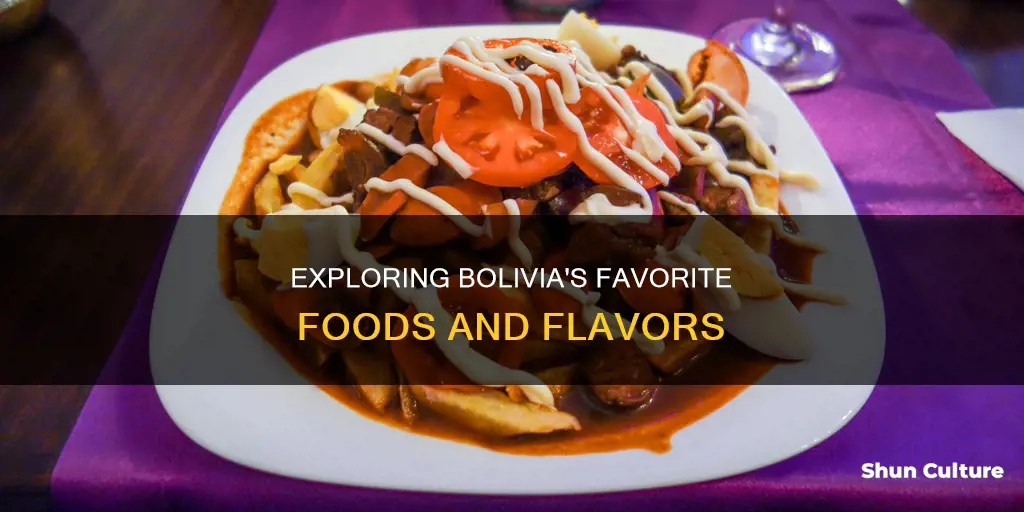 what are the most popular foods in bolivia