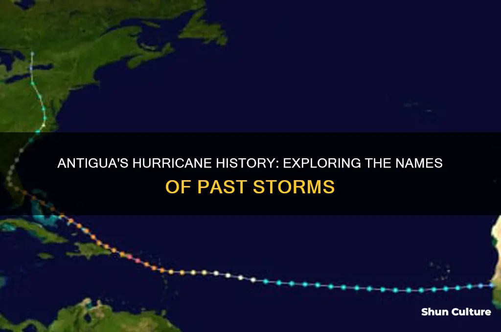 what are the names of the hurricanes in antigua