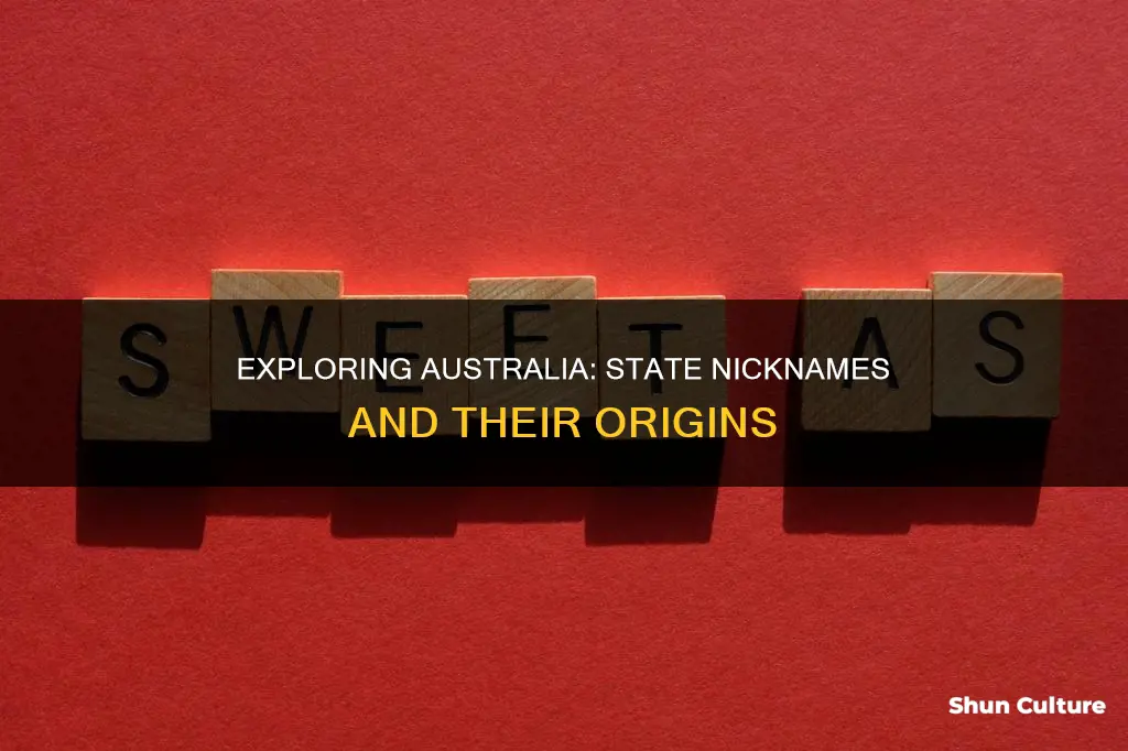 what are the nicknames of the australian states and territories