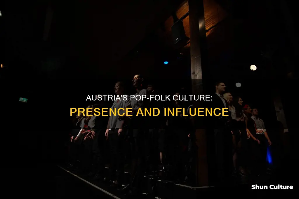 what are the presence of pop folk culture in austria