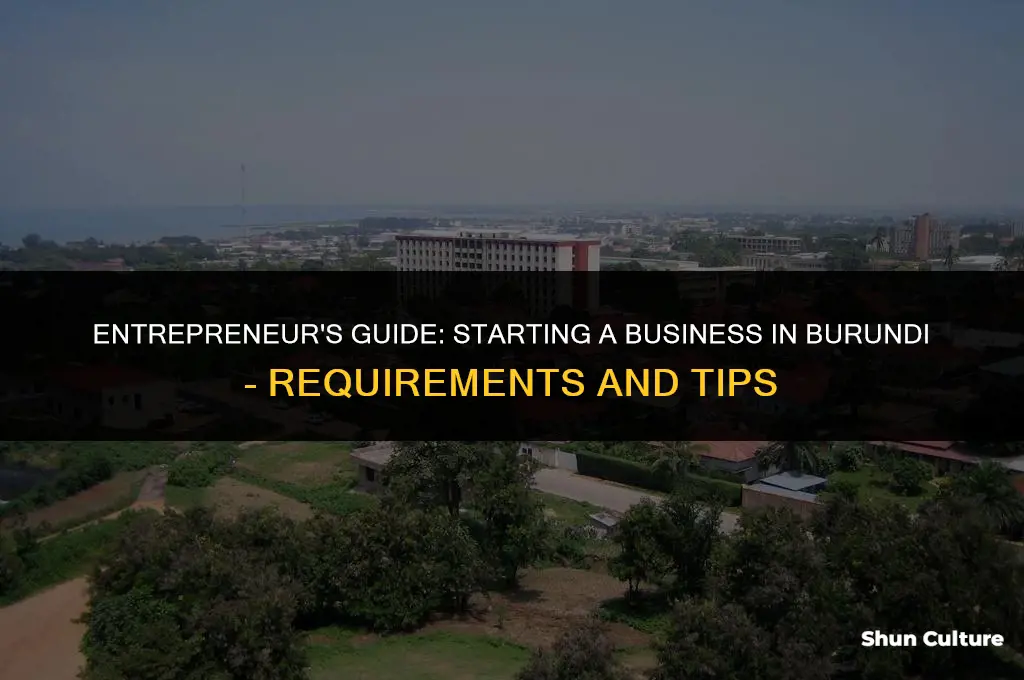 what are the requirement to start a business in burundi