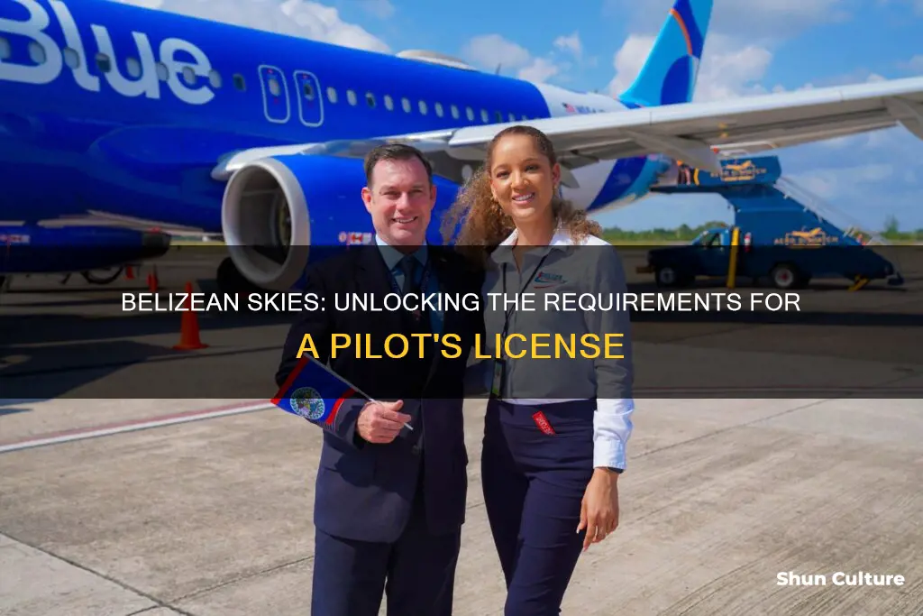 what are the requirements for a belizean pilot