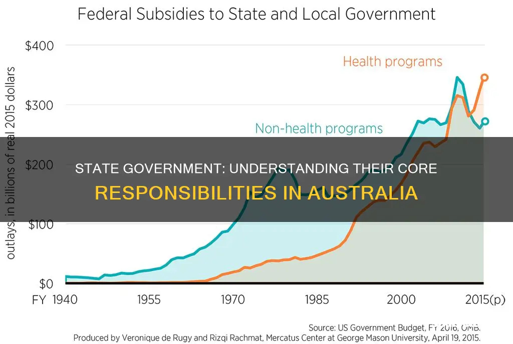 what are the responsibilities of the state government in australia