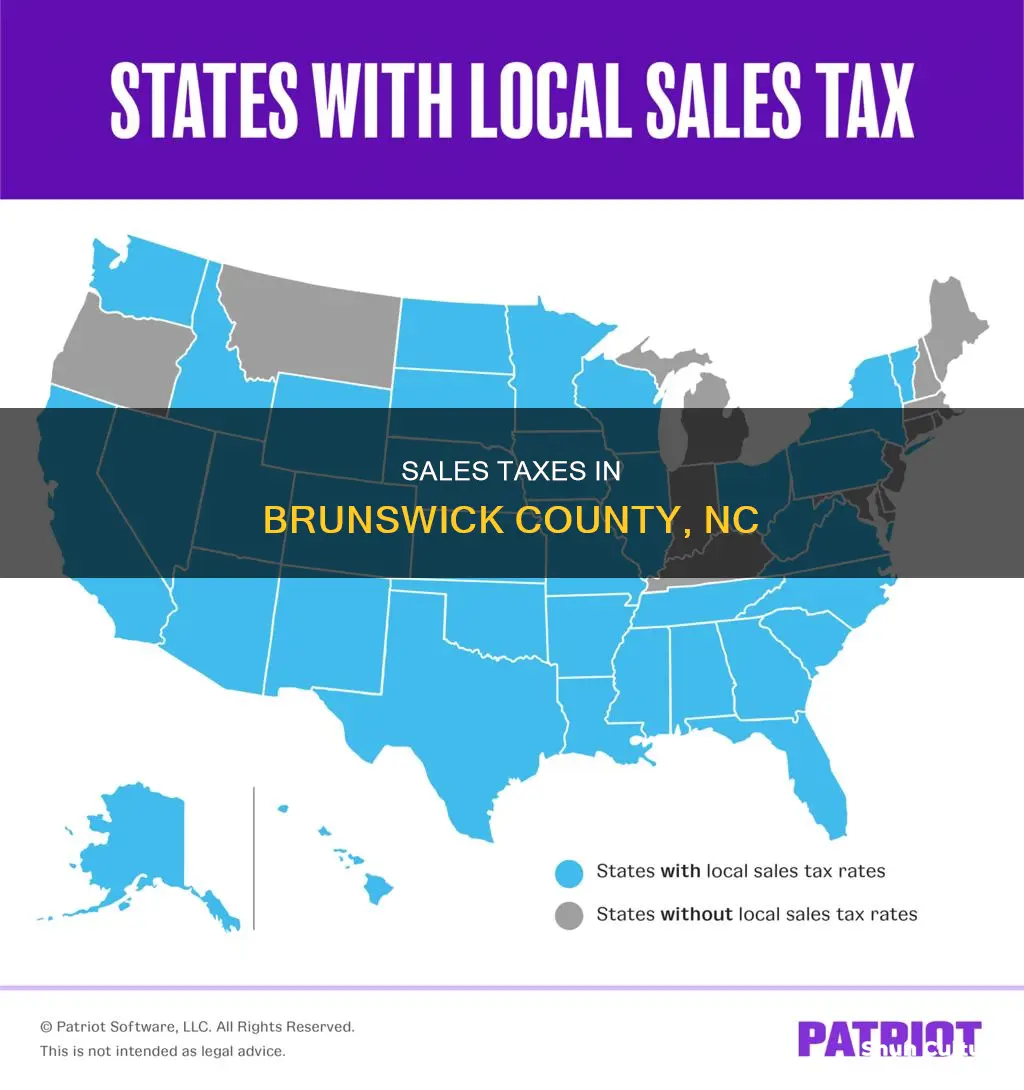 what are the sales taxes in brunswick county north carolina