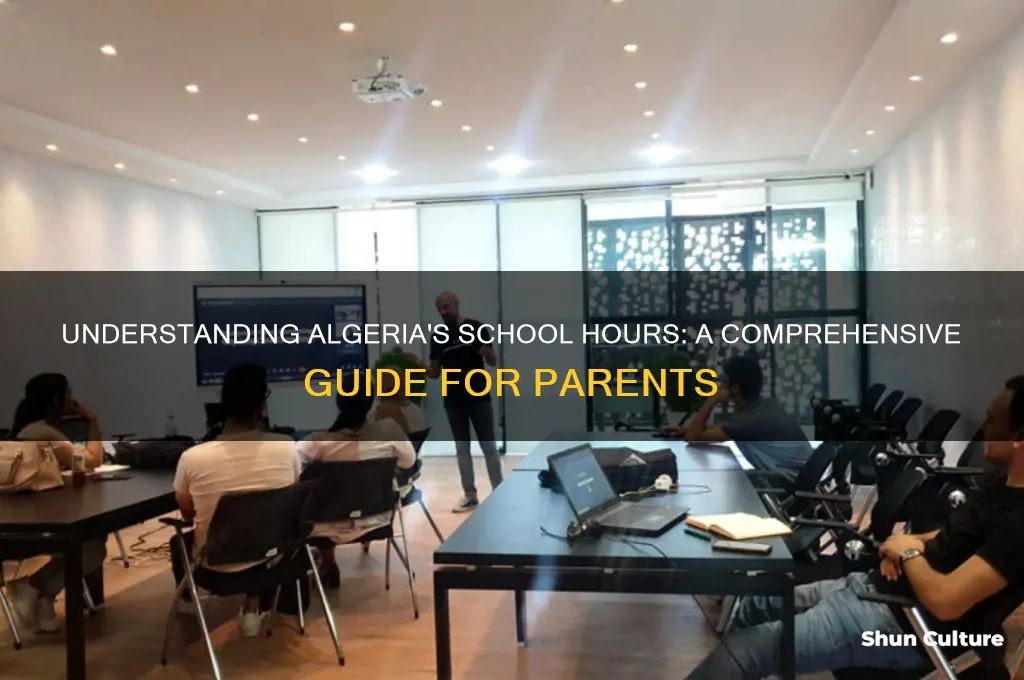 what are the school hours in algeria