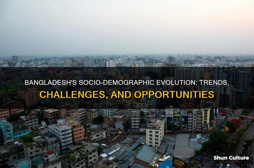 what are the socio demographic changes in bangladesh