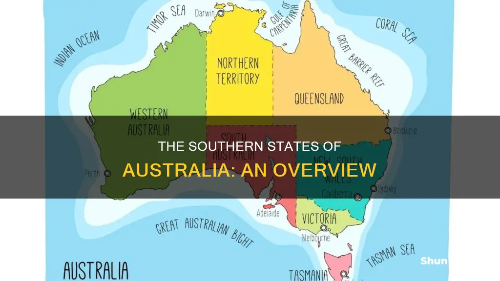 what are the southern states of australia
