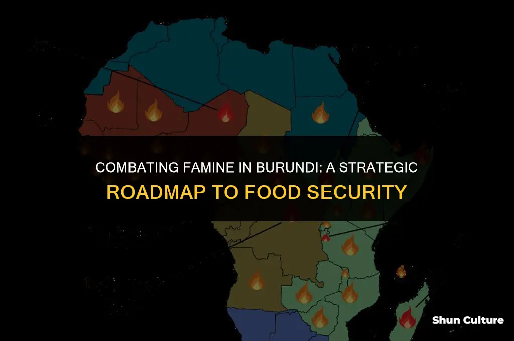 what are the steps in burundi to solve the famine