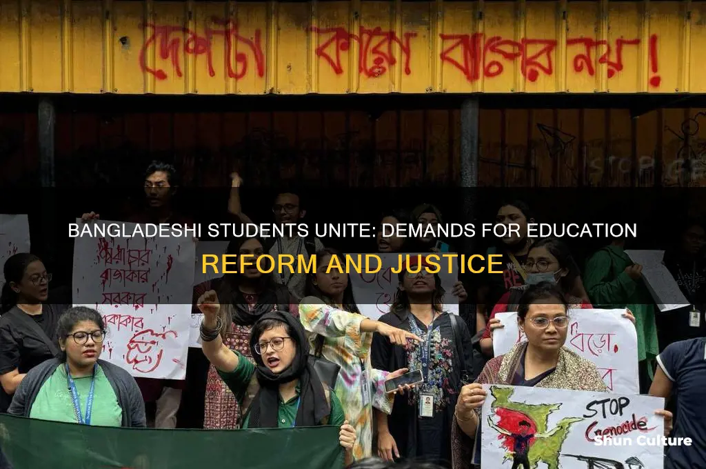 what are the students of bangladesh demanding