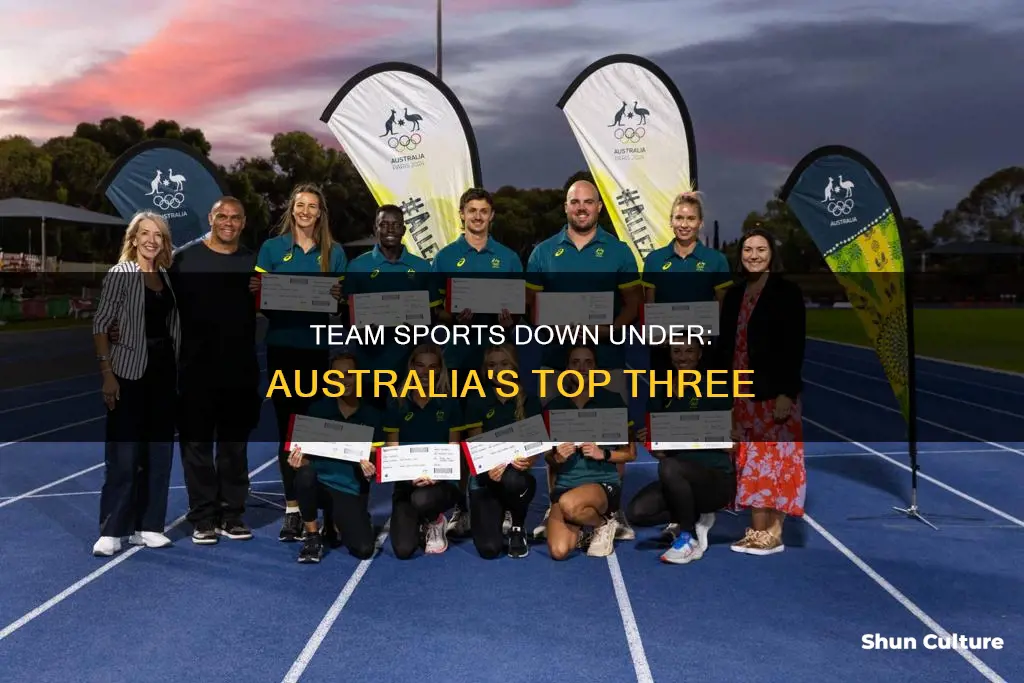 what are the three most popular team sports in australia