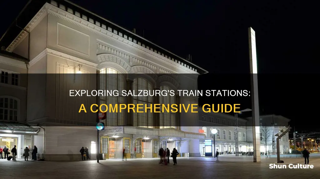 what are the train stations in salzburg austria