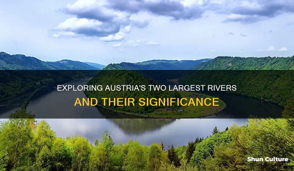 what are the two largest rivers in austria