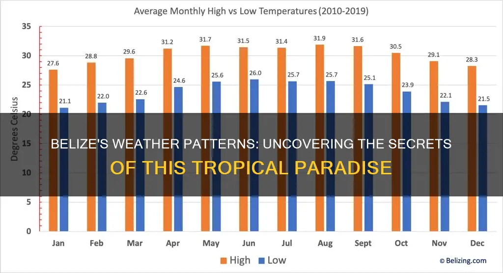 what are the waether patterns of belize