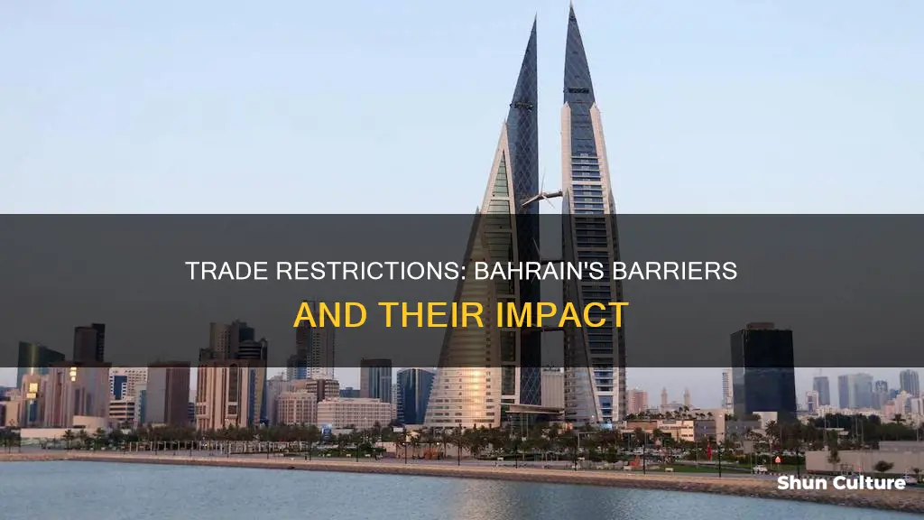 what are trade restrictions in bahrain