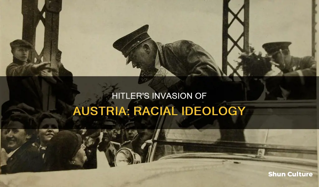 what argument did hitler use to justify invading austria