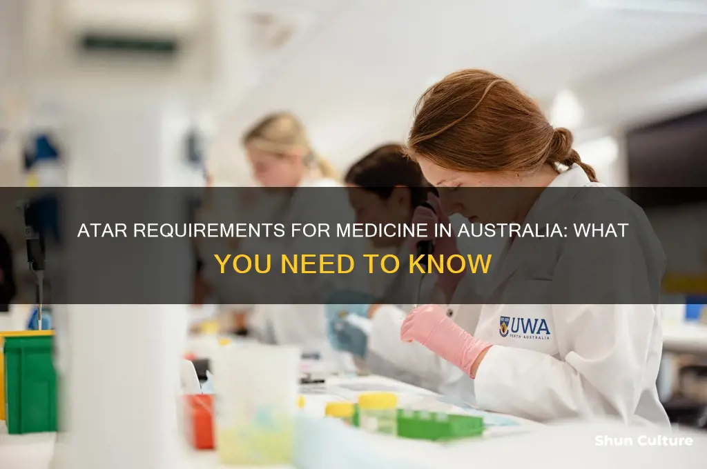 what atar do you need for medicine in australia