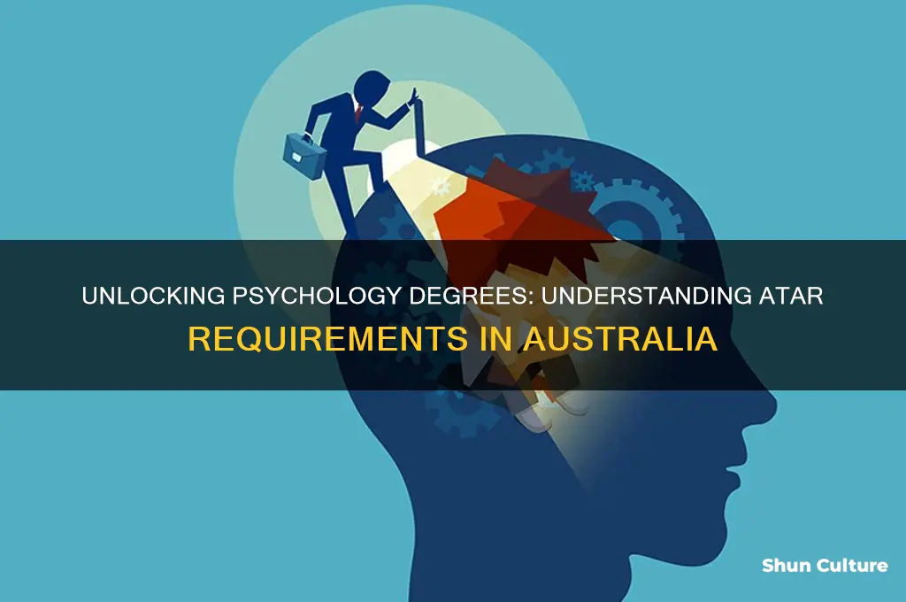what atar do you need for psychology australia