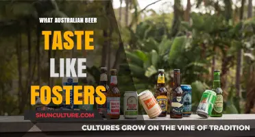 Australian Beer Taste: Fosters and Its Cousins