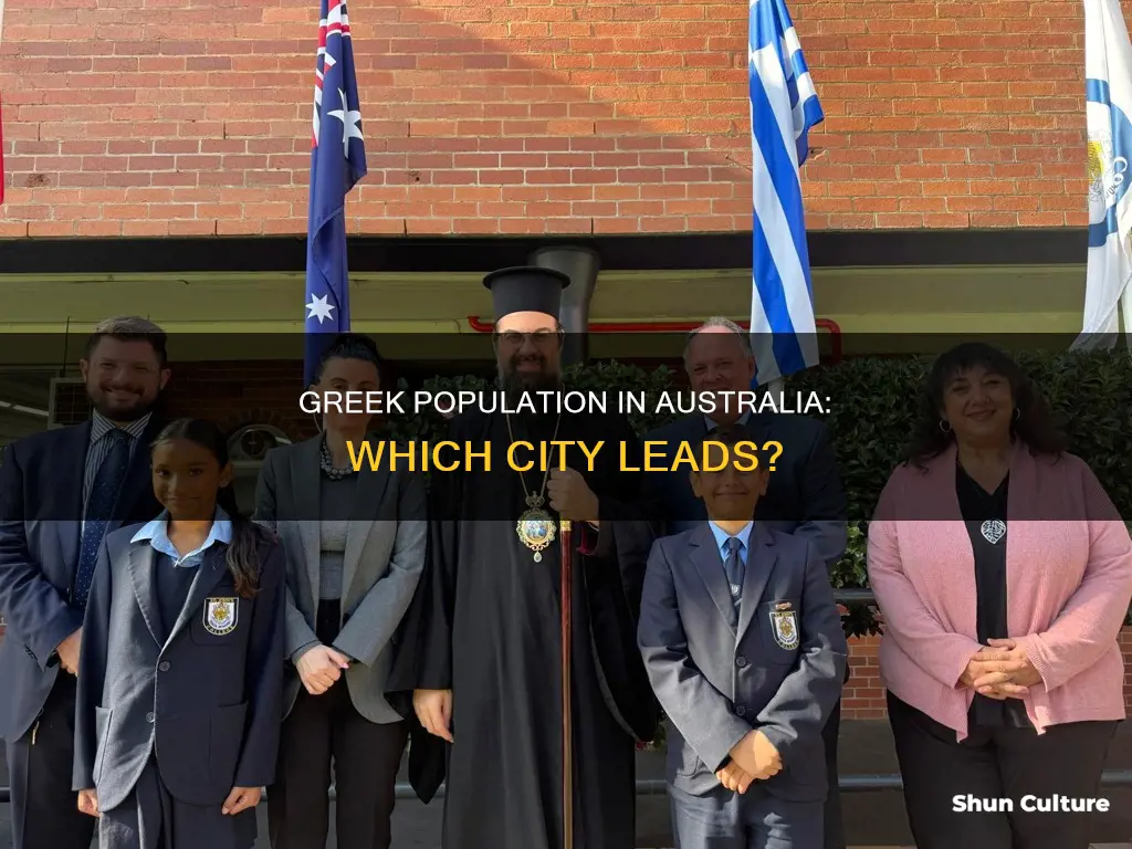 what australian city has the largest greek population