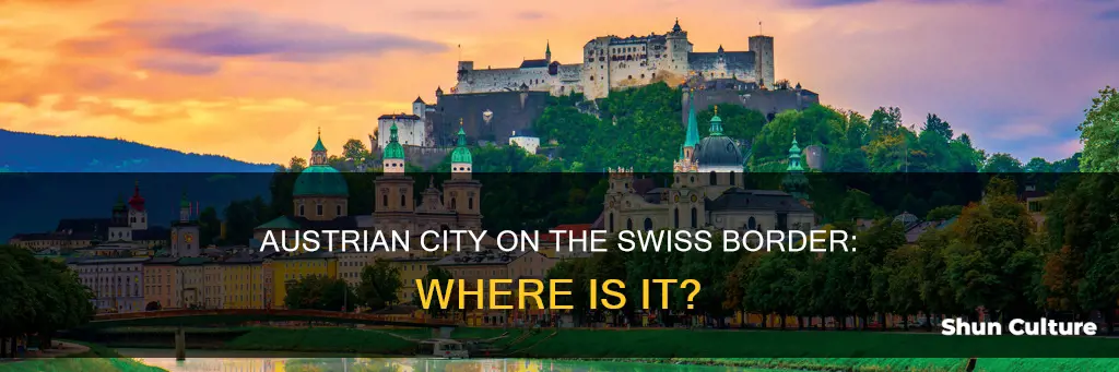 what austrian city borders switzerland