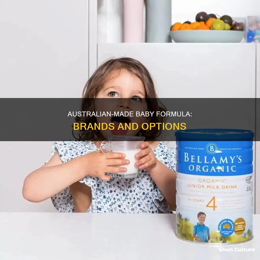 what baby formula is made in australia