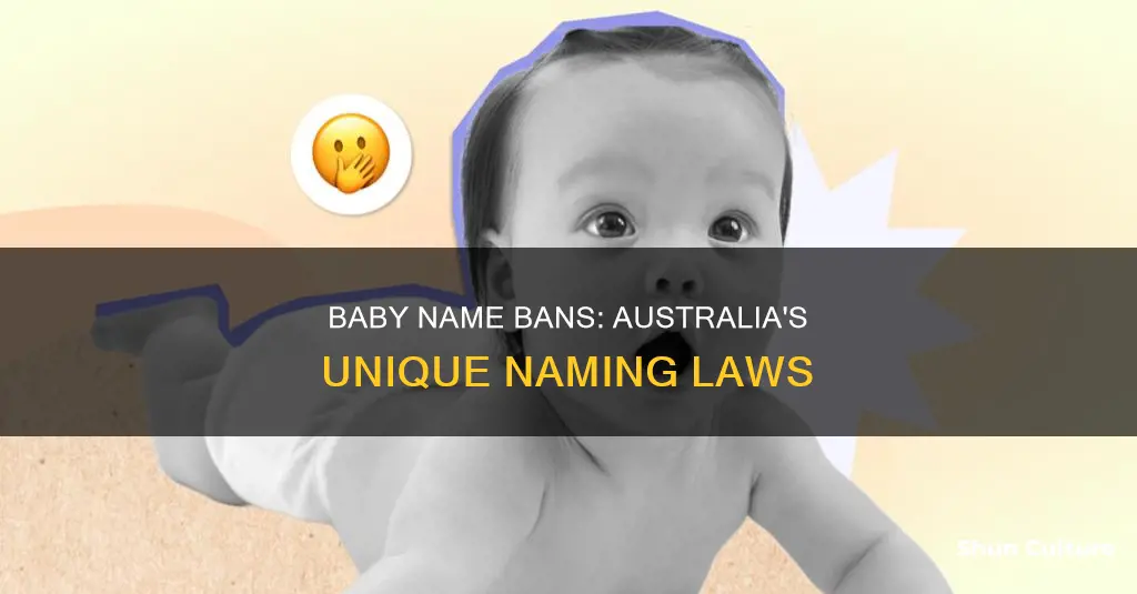 what baby names are banned in australia