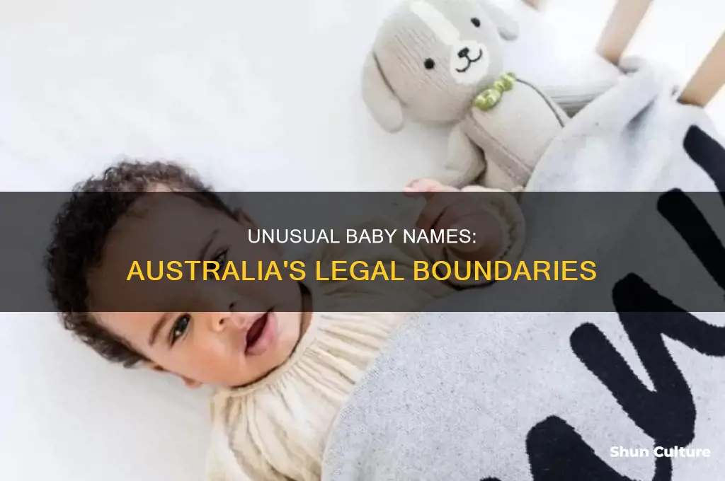 what baby names are illegal in australia