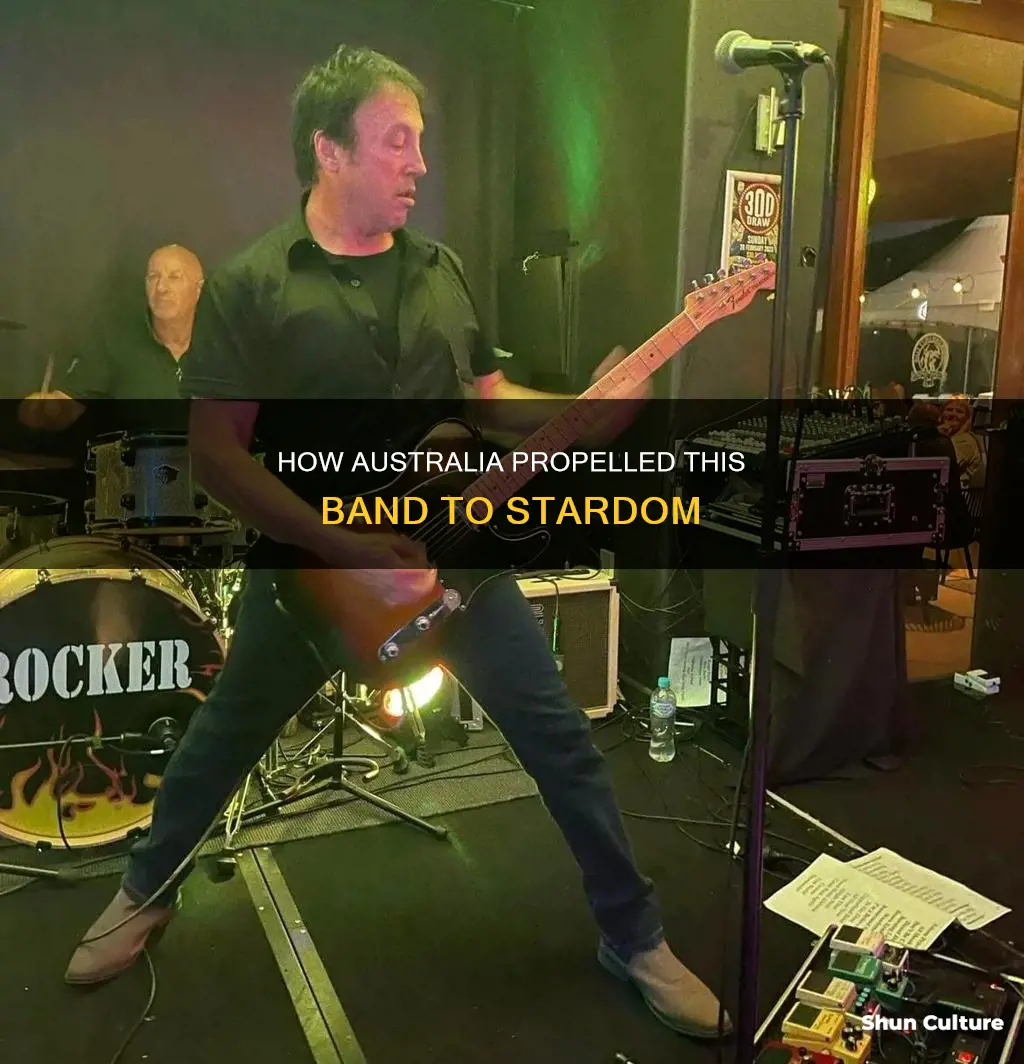 what band was not popular until australia