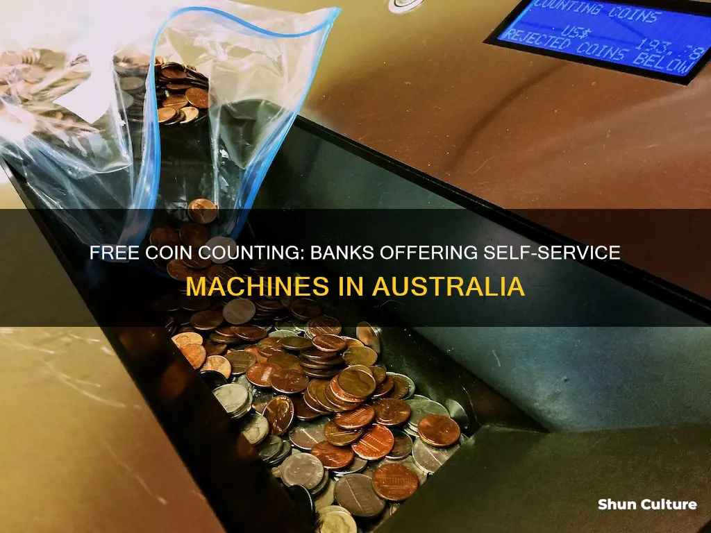 what banks have free coin counting machines australia