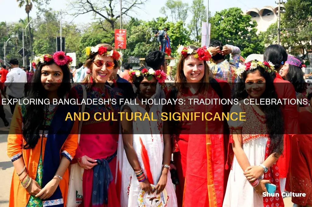 what bare the holidays in bangladesh in falll