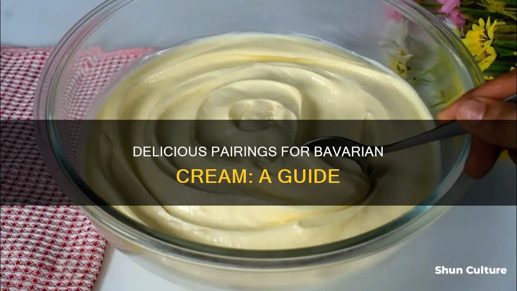 what bavarian cream filling goes togerther wtih