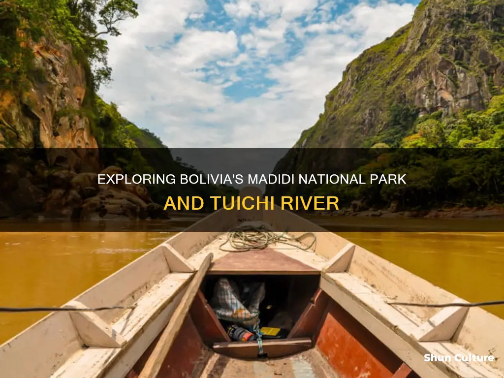 what bolivian national park is narthex tuichi river