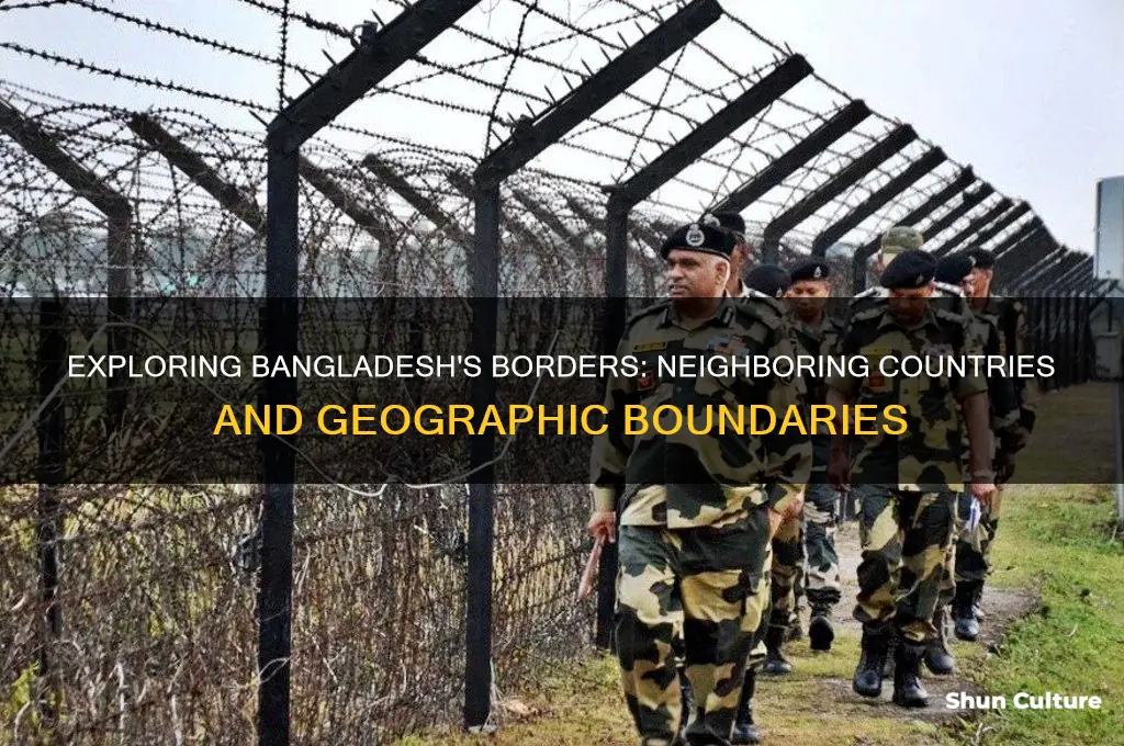 what borders bangladesh