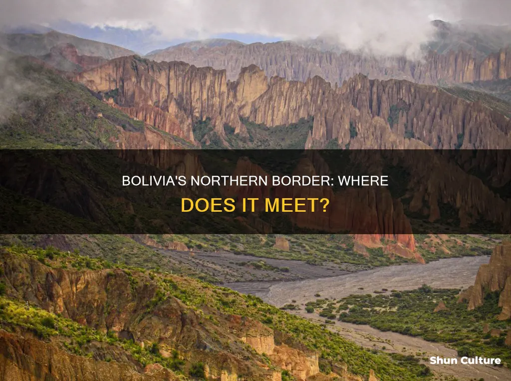 what borders bolivia to the north