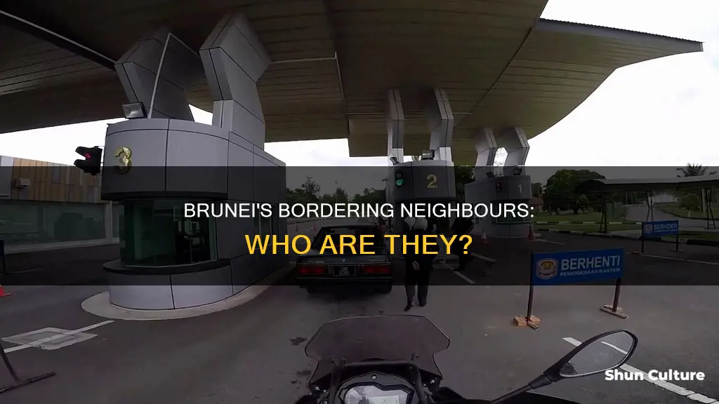 what borders brunei