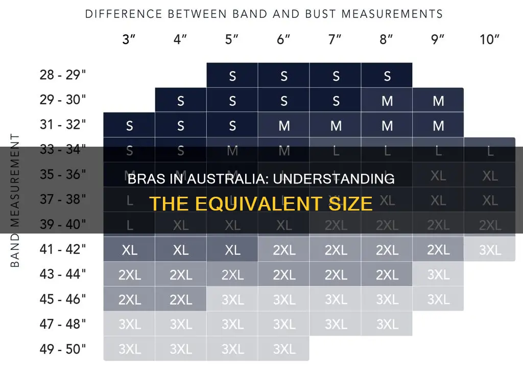 what bra size is 44 in australia