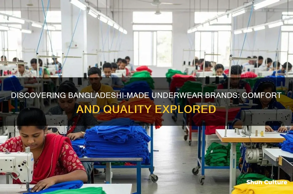 what brand of underware is made in bangladesh