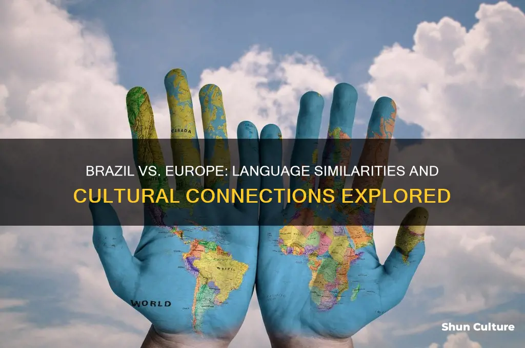 what brazil same as a european country languages