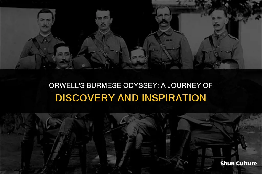 what brought george orwell to burma