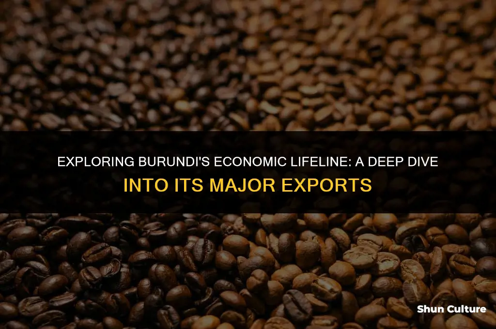 what burundi major export